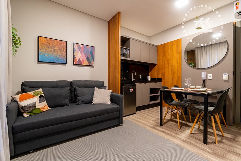 Aion 104 - Flat c/ cocina - 50 metros de la playa