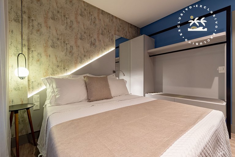 AION suítes 103 - Compacto e luxuoso Loft - Rooftop com pisc