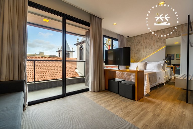 AION suítes 103 - Compacto e luxuoso Loft - Rooftop com pisc