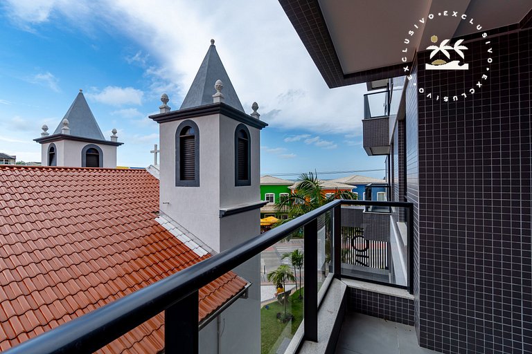 Aion 103 - Lindo Loft - 1 Vaga de Garagem | Centro de Bombin