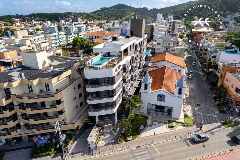 AION suítes 103 - Compacto e luxuoso Loft - Rooftop com pisc