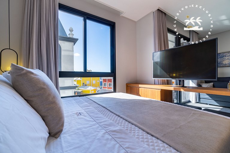 AION suítes 102 - Compacto e luxuoso Loft - Rooftop com pisc