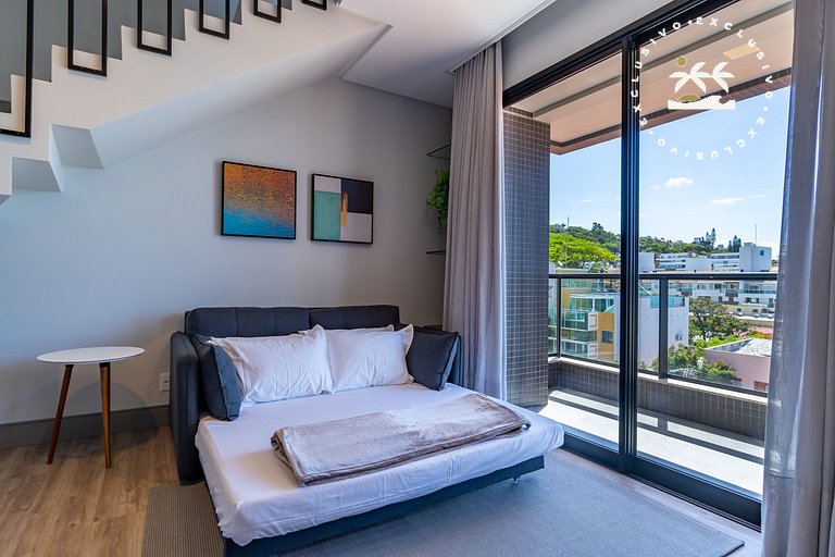 AION suítes 305 - Compacto e luxuoso loft duplex - Rooftop c