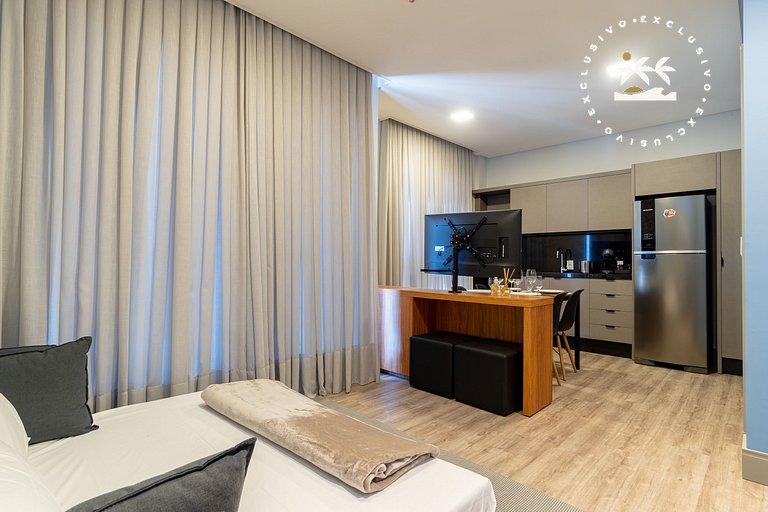 AION suítes 305 - Compacto e luxuoso loft duplex - Rooftop c