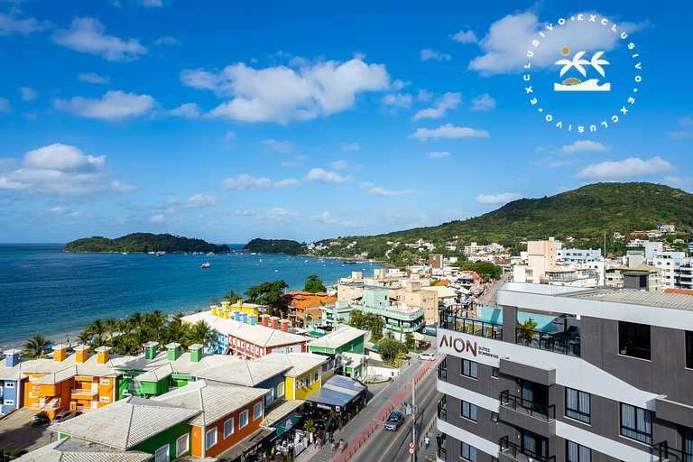 Aion 305 - Duplex compacto de luxo - 50 metros do mar!