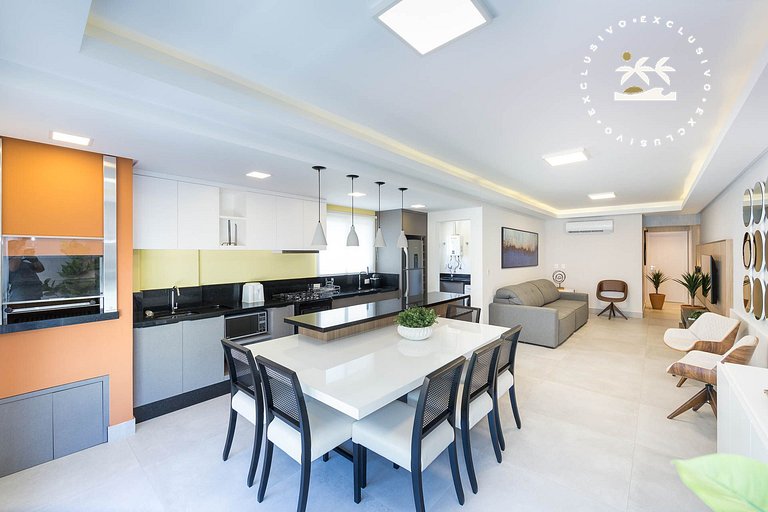 Positano 206 - Apartamento 02 suítes - Finamente mobiliado e