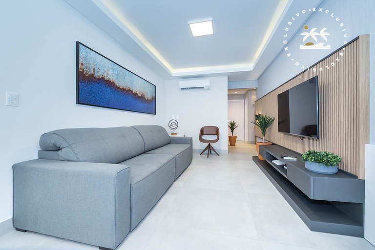 Positano 206 - Apartamento 02 suítes - Finamente mobiliado e
