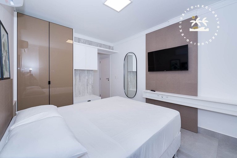 Positano 206 - Apartamento 02 suítes - Finamente mobiliado e
