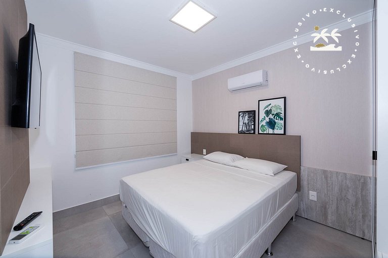 Positano 206 - Apartamento 02 suítes - Finamente mobiliado e