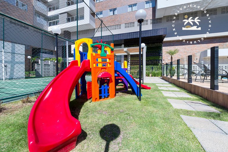 Terrazzo 401A - Apto 2 quartos em condomínio de luxo à 300 m