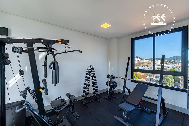 Aion 202 - Loft c/ cozinha - 50 metros da Praia