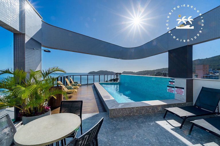 Aion 202 - Loft c/ cozinha - 50 metros da Praia