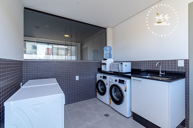 Aion 202 - Loft c/ cozinha - 50 metros da Praia