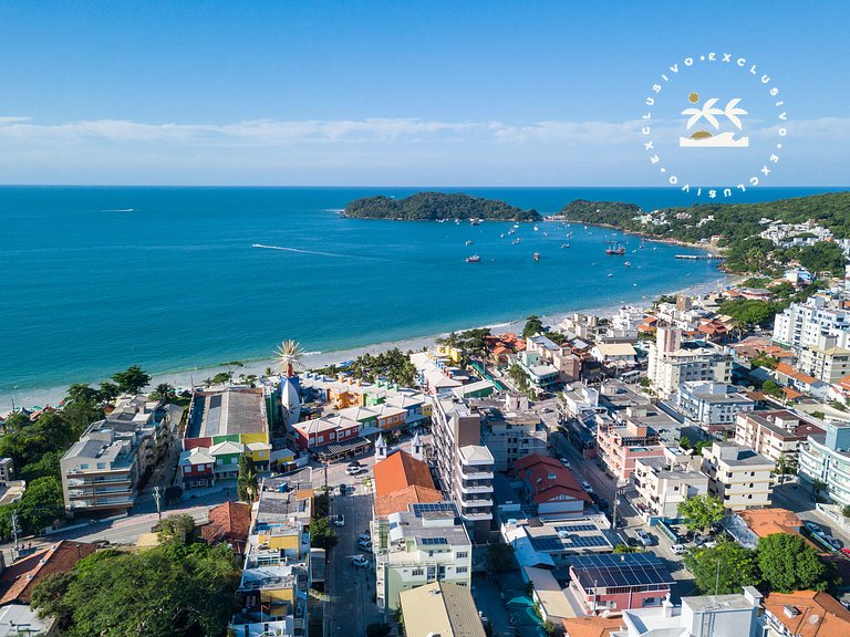 Aion 202 - Loft c/ cozinha - 50 metros da Praia