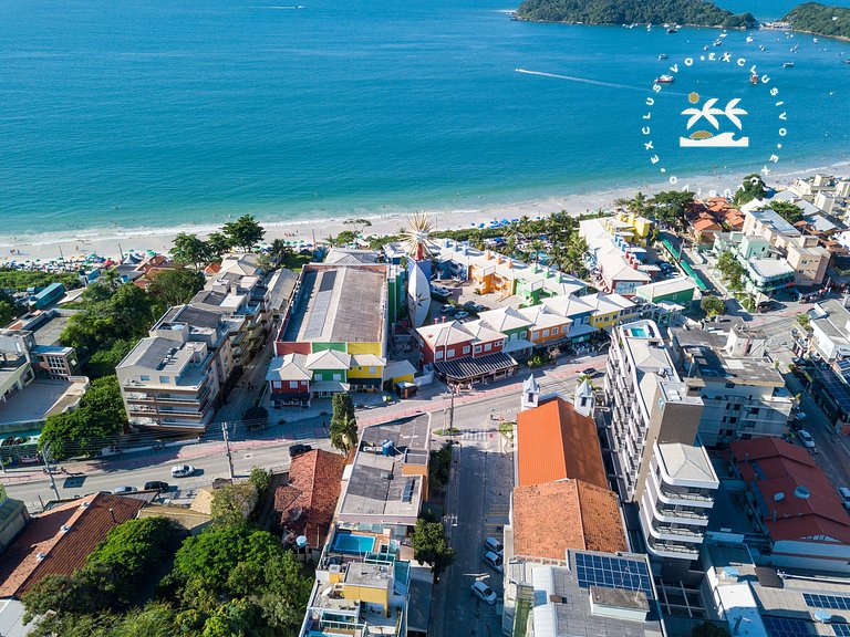 Aion 202 - Loft c/ cozinha - 50 metros da Praia