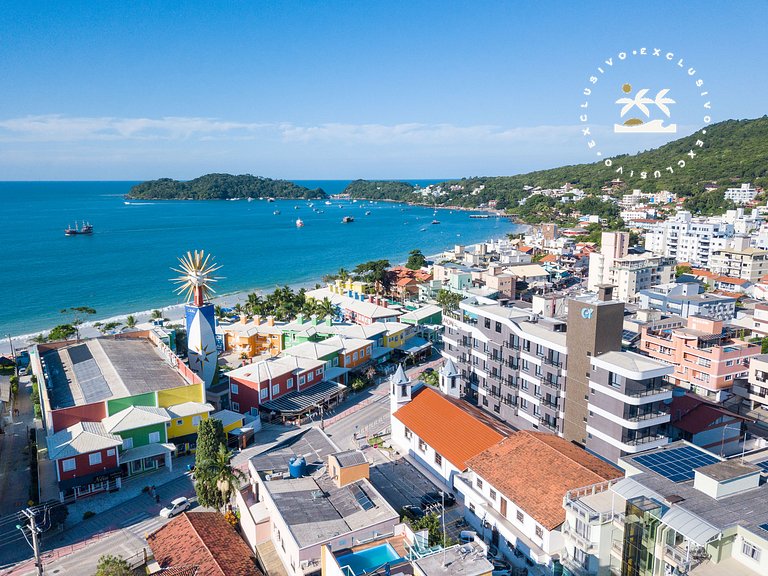 Aion 202 - Loft c/ cozinha - 50 metros da Praia