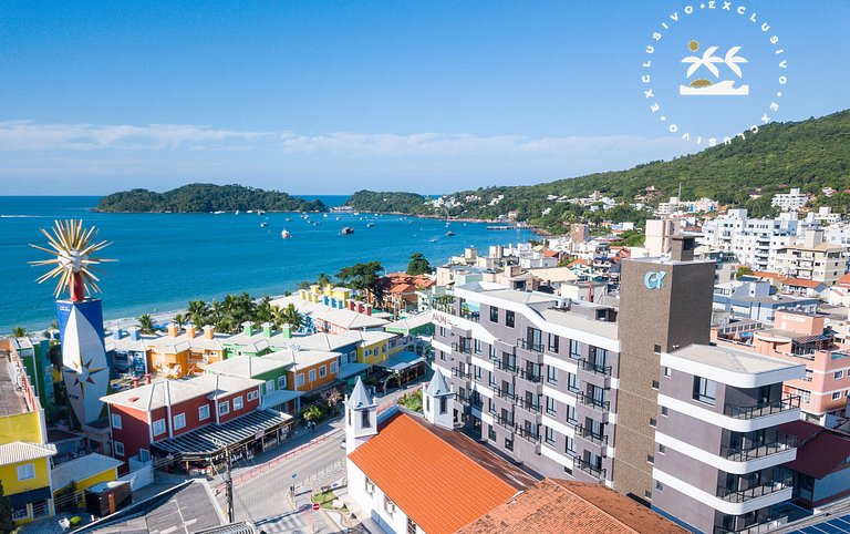 Aion 202 - Loft c/ cozinha - 50 metros da Praia