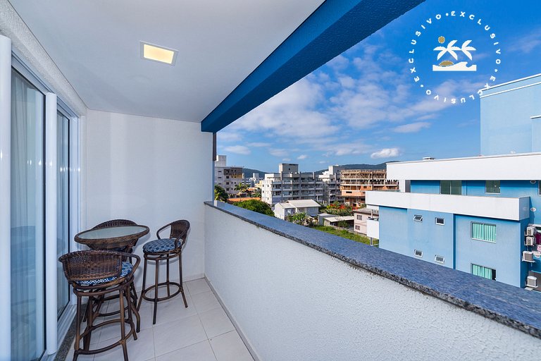 Cardeal 403C - Aconchegante apartamento na praia de Bombas -