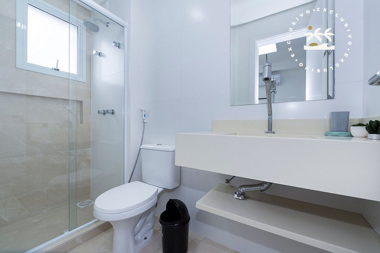 Terrazzo 401A - Apto 2 quartos em condomínio de luxo à 300 m