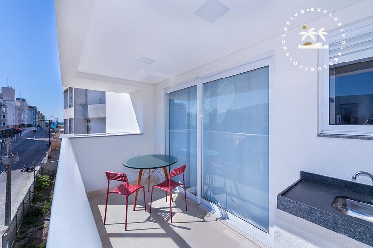 Terrazzo 402B - Apartamento 02 suítes - Acomoda até 06 pesso