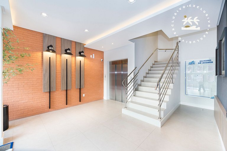 Porto Madero 201 - Apto 2 quartos à 130 metros da Praia do C