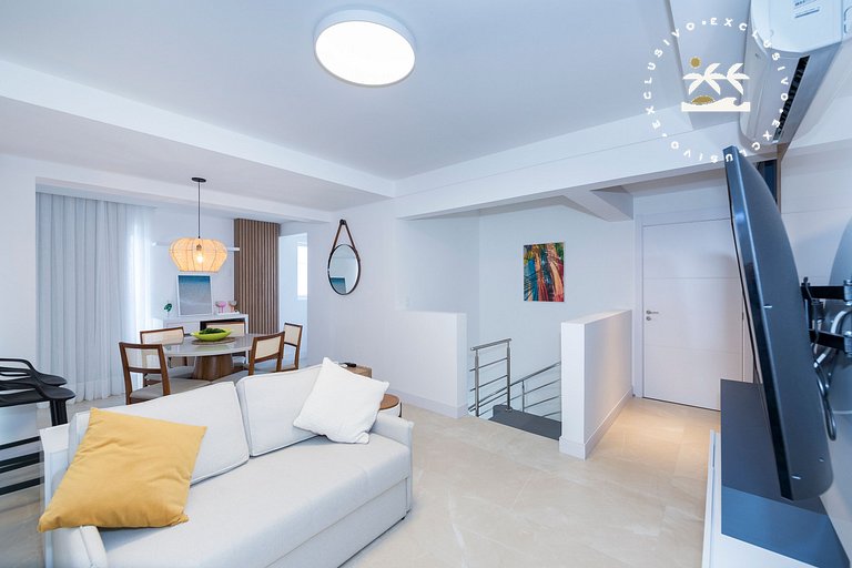 Terrazzo 602B - Cobertura duplex 2 suítes em condomínio de l