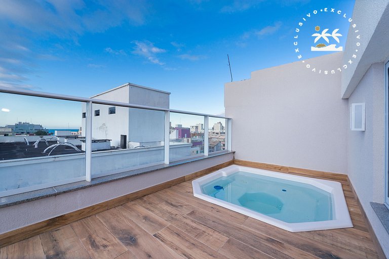 Terrazzo 602B - Cobertura duplex 2 suítes em condomínio de l