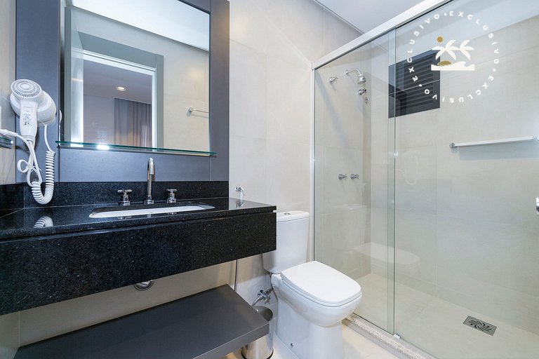 Aion 202 - Loft c/ cozinha - 50 metros da Praia