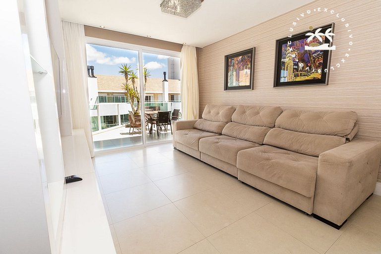 Boulevard 308B - Excelente cobertura em condomínio de luxo n