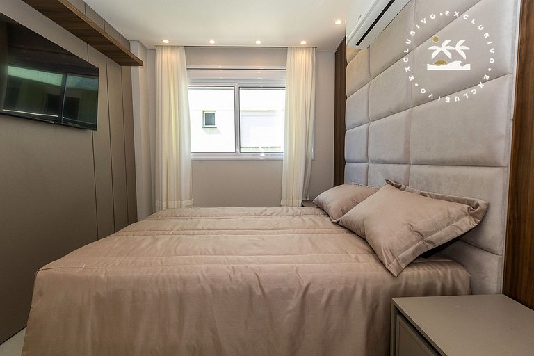 Puntarenas 303 - Cobertura duplex 3 suítes à 80 metros da Pr