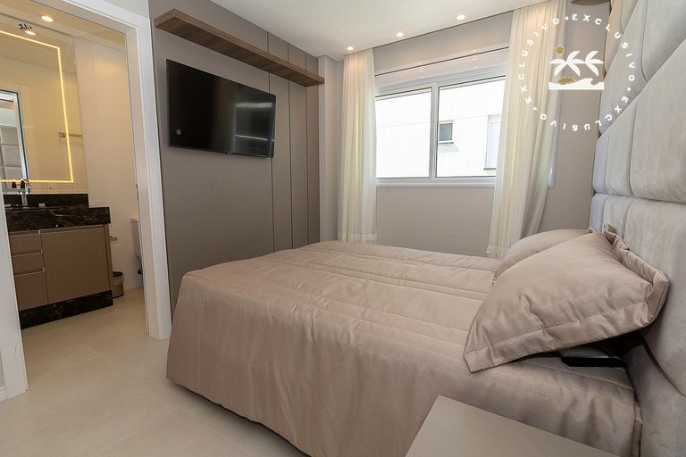 Puntarenas 303 - Cobertura duplex 3 suítes à 80 metros da Pr