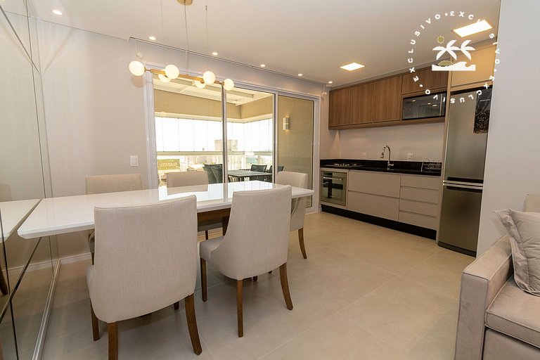 Puntarenas 303 - Cobertura duplex 3 suítes à 80 metros da Pr