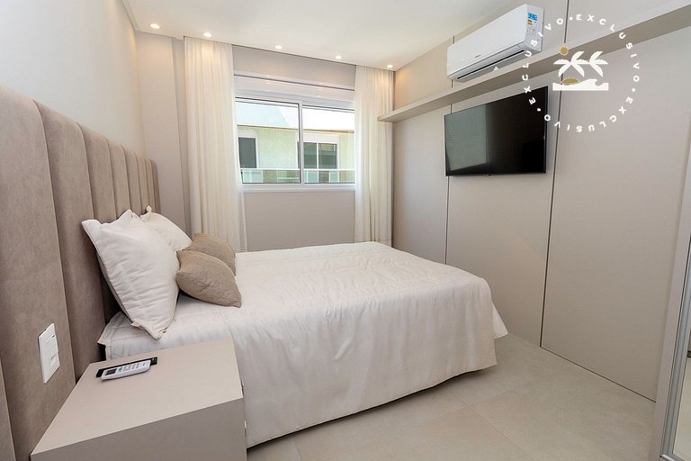 Puntarenas 303 - Cobertura duplex 3 suítes à 80 metros da Pr