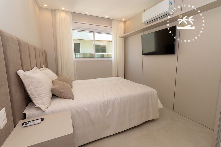 Puntarenas 303 - Cobertura duplex 3 suítes à 80 metros da Pr