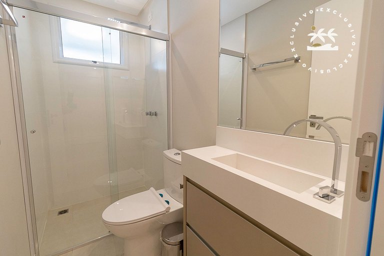 Puntarenas 303 - Cobertura duplex 3 suítes à 80 metros da Pr