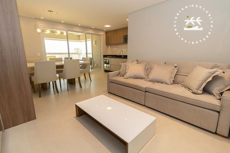 Puntarenas 303 - Cobertura duplex 3 suítes à 80 metros da Pr