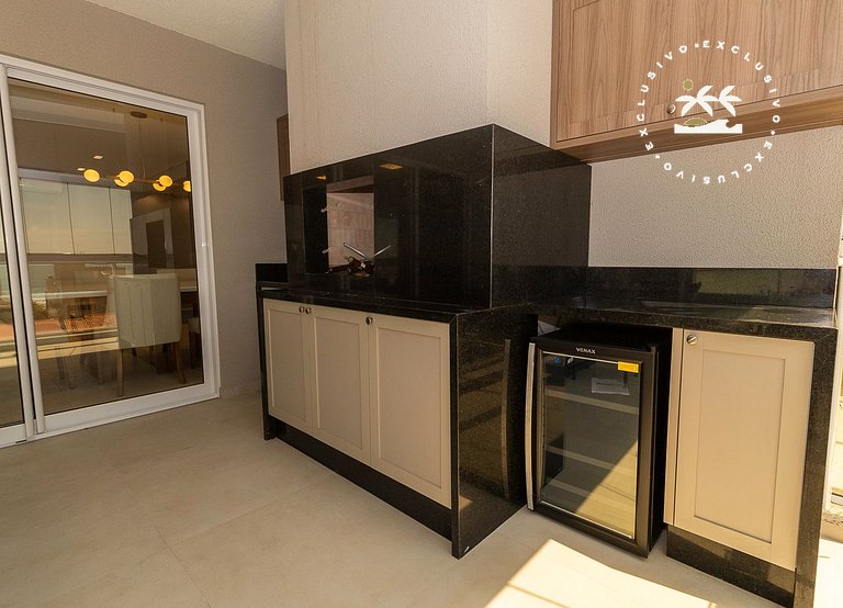 Puntarenas 303 - Cobertura duplex 3 suítes à 80 metros da Pr