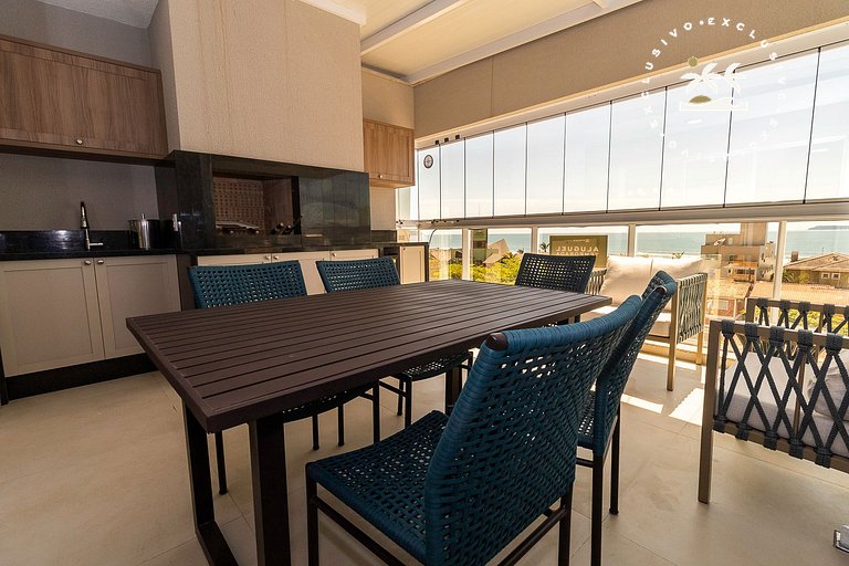 Puntarenas 303 - Cobertura duplex 3 suítes à 80 metros da Pr