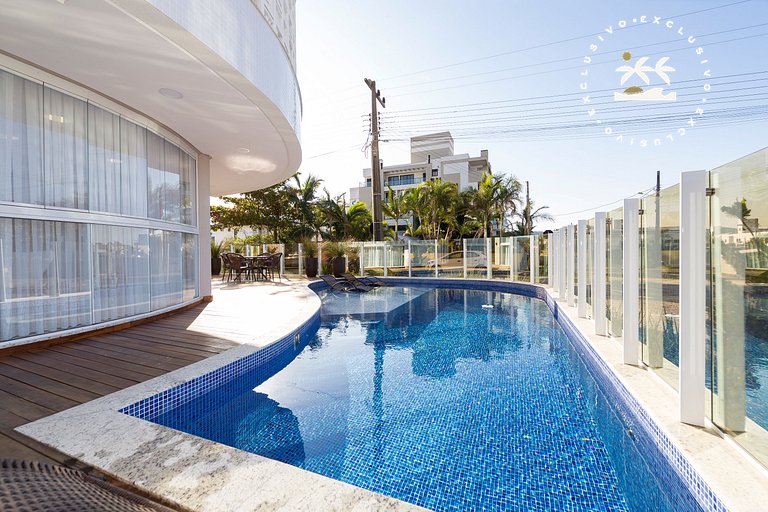 Puntarenas 303 - Cobertura duplex 3 suítes à 80 metros da Pr