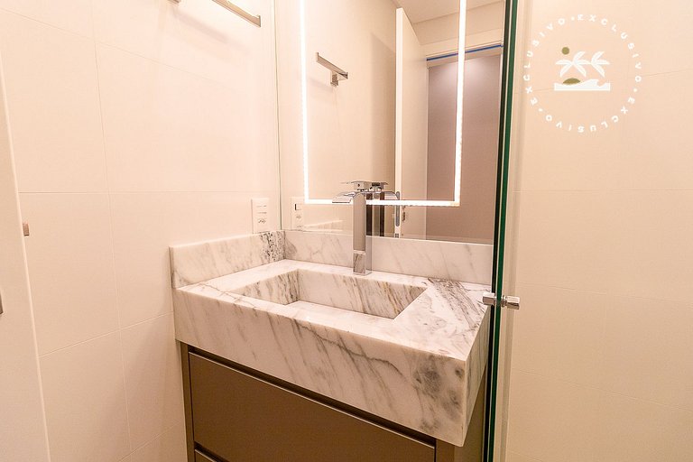 Puntarenas 306 - Cobertura duplex 3 suítes à 80 metros da Pr