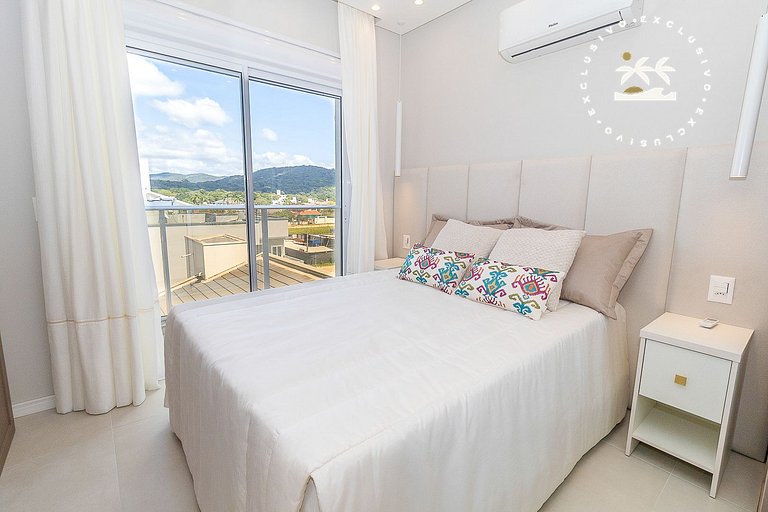 Puntarenas 306 - Cobertura duplex 3 suítes à 80 metros da Pr