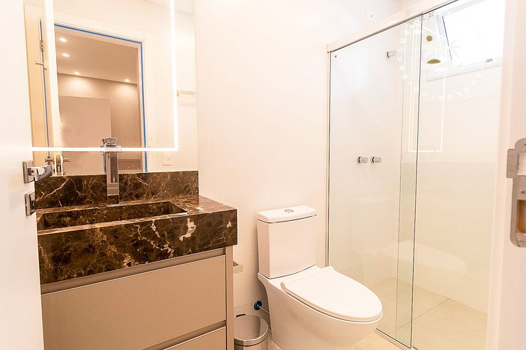 Puntarenas 306 - Cobertura duplex 3 suítes à 80 metros da Pr