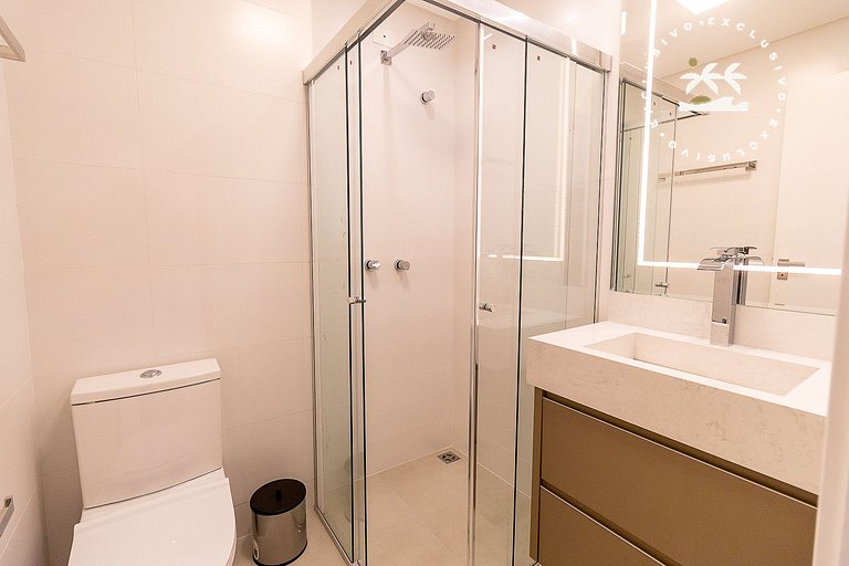 Puntarenas 306 - Cobertura duplex 3 suítes à 80 metros da Pr