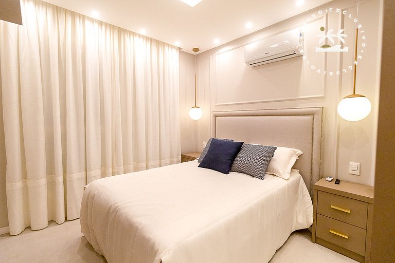 Puntarenas 306 - Cobertura duplex 3 suítes à 80 metros da Pr