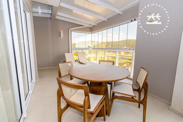 Puntarenas 306 - Cobertura duplex 3 suítes à 80 metros da Pr