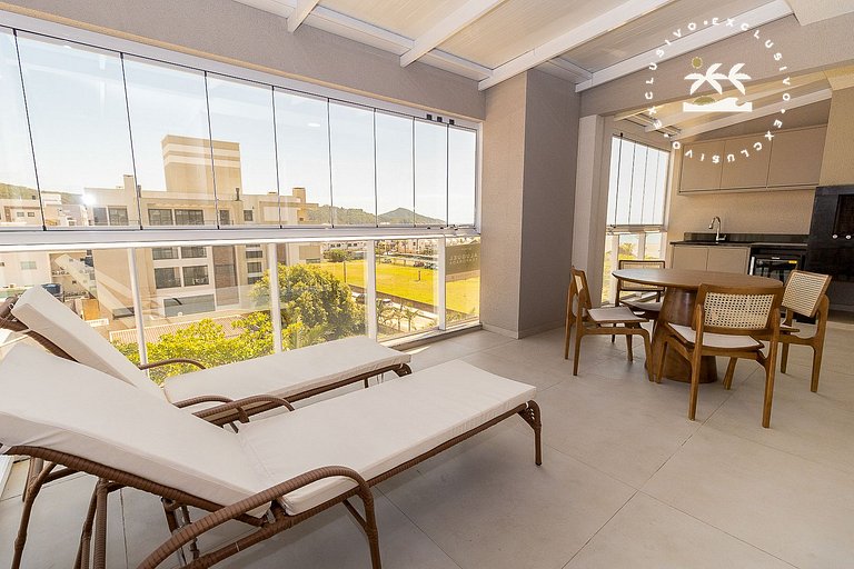 Puntarenas 306 - Cobertura duplex 3 suítes à 80 metros da Pr