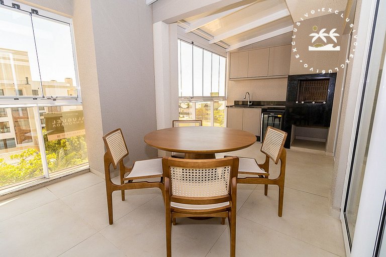 Puntarenas 306 - Cobertura duplex 3 suítes à 80 metros da Pr