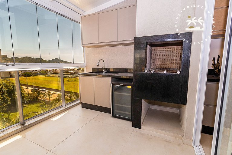 Puntarenas 306 - Cobertura duplex 3 suítes à 80 metros da Pr