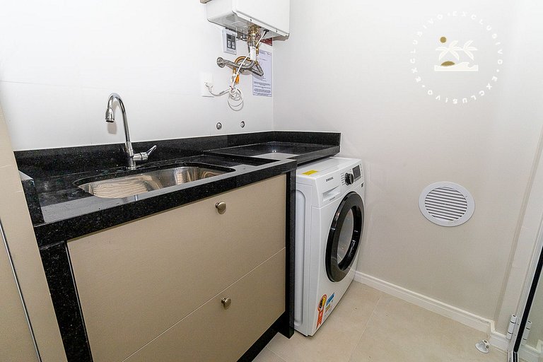 Puntarenas 306 - Cobertura duplex 3 suítes à 80 metros da Pr