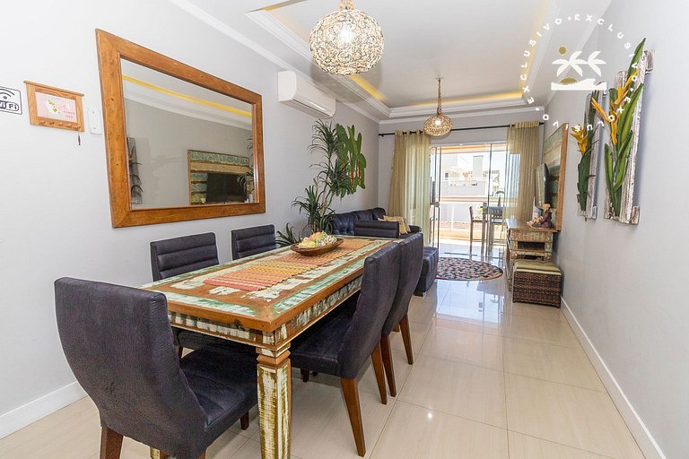 Maristela 201 - Apto 3 quartos à 100 metros da Praia de Bomb